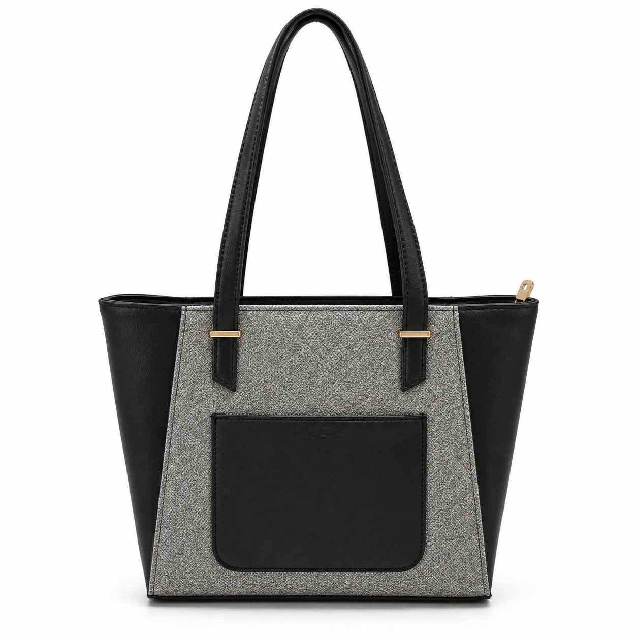 Black & Grey Tote Bag