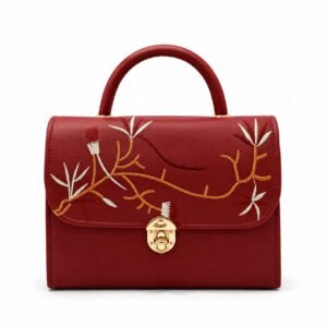Embroidered Shoulder Bag