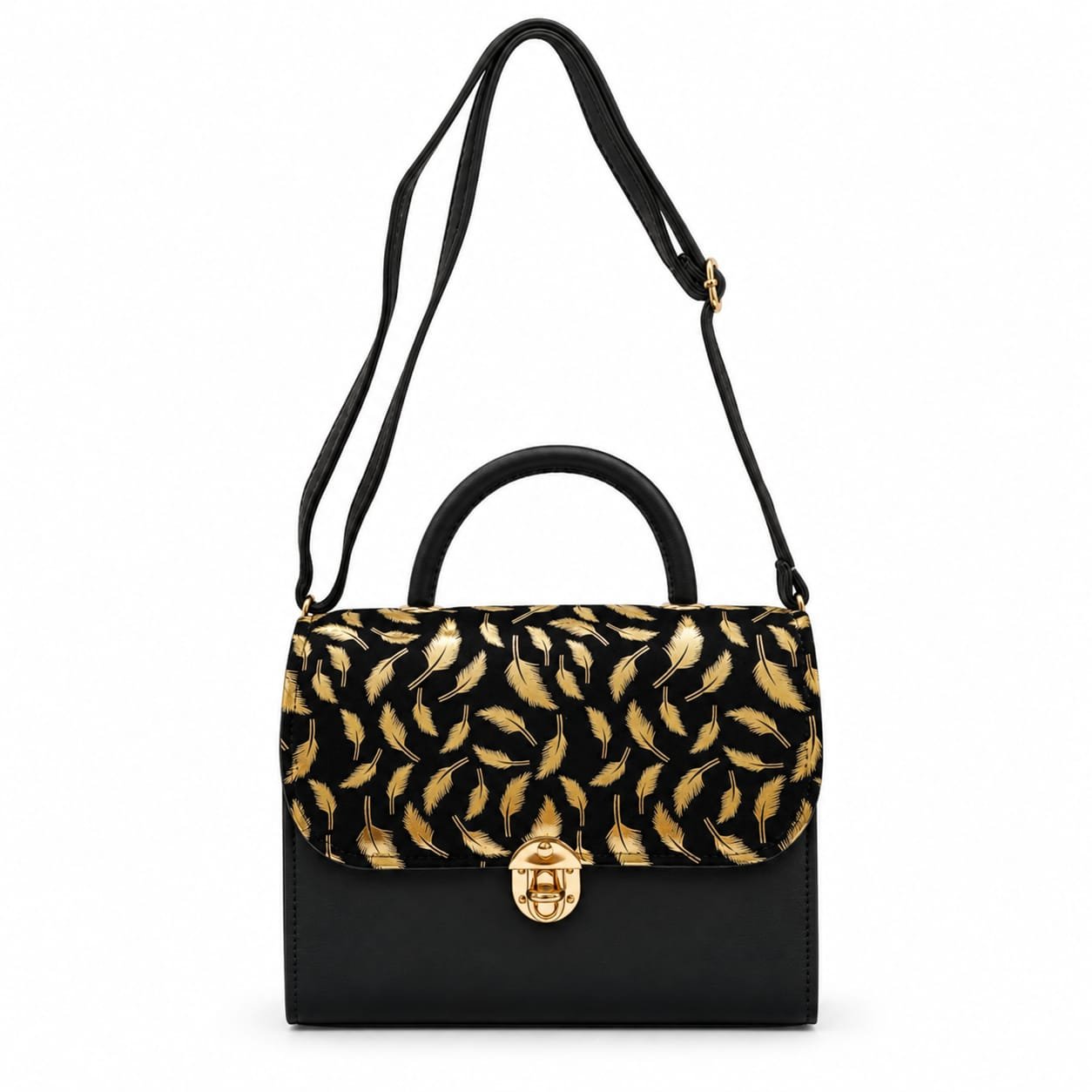 Black & Gold Shoulder Bag