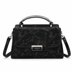 Black Velvet Shoulder Bag
