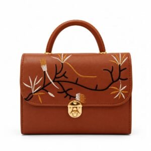 Embroidered Shoulder Bag