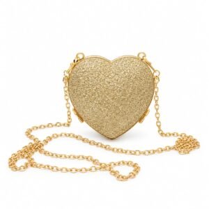 Heart Glitter Clutch